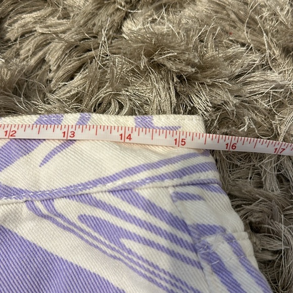 Signature8 Wide Leg Jean in Lilac Swirl - Picture 12 of 13